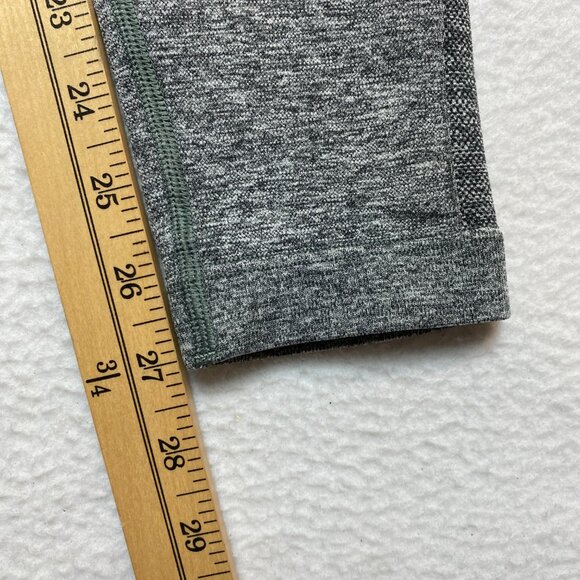 Gymshark Compression Leggings Women's S Gray Heather Big Spell Out - Picture 6 of 9